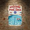 Retro Style Metal Wall Plaque for Home Decor