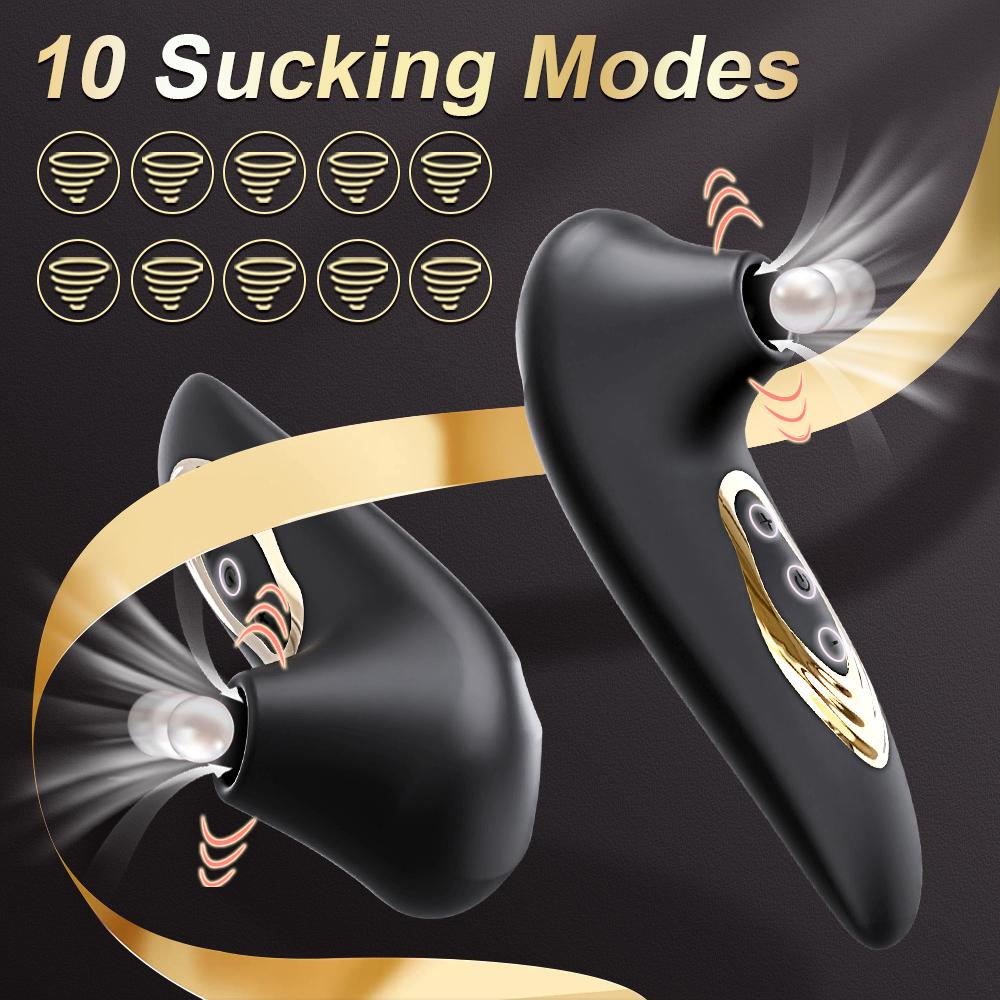Clit Sucker Vibrator for Women Clitoris Vibrator Female Oral Nipple Vacuum Stimulator Adults Sex Machine Sex Toys for Women