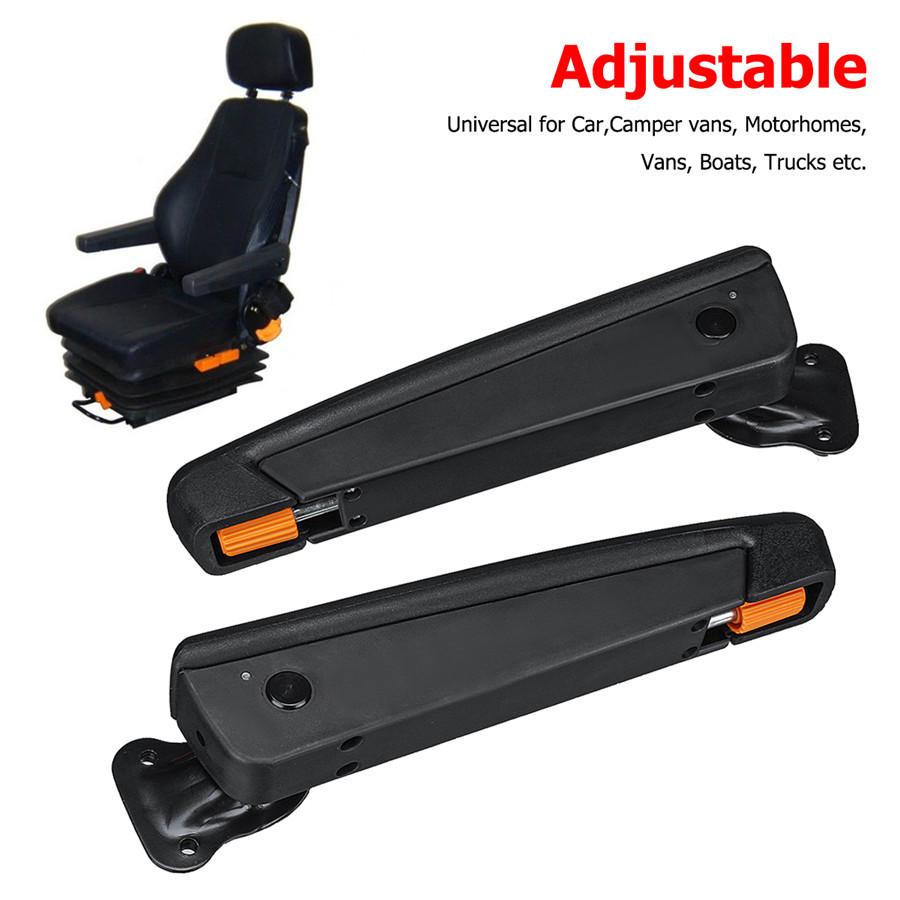 1x Universal Black Right RV Van Motorhome Boat Truck Adjustable Car Seat Armrest