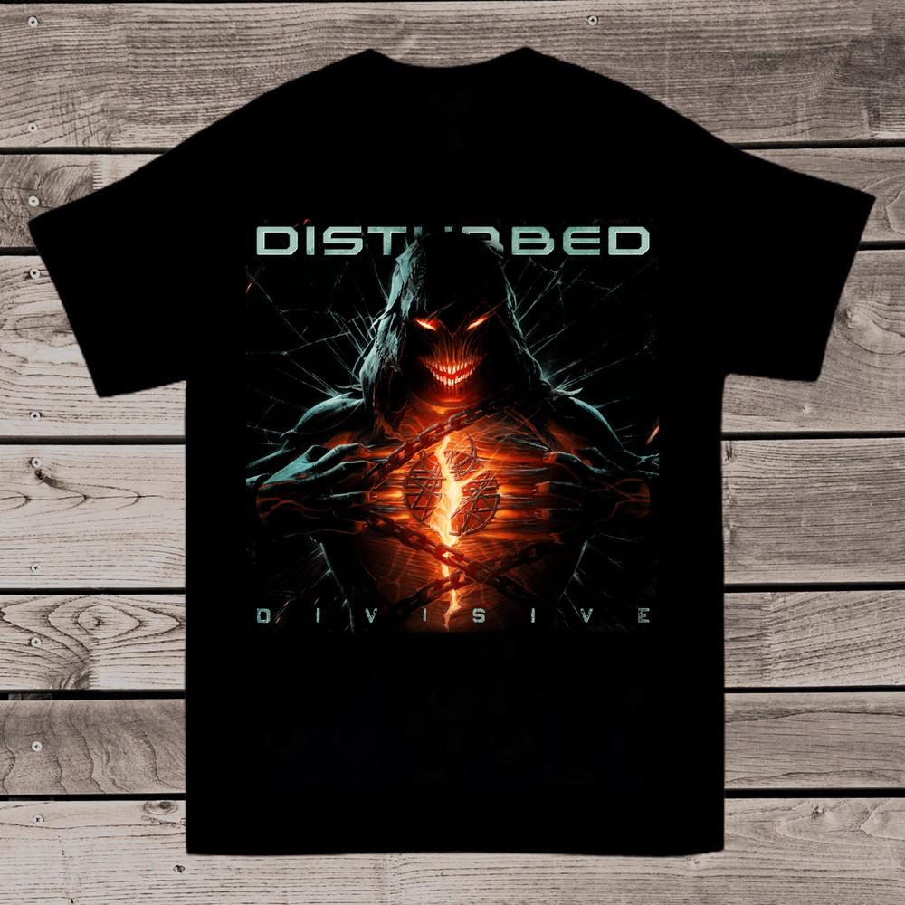 

New Popular Disturbed Band Gift For Fan Black All Size T-Shirt Unisex T-Shirt S
