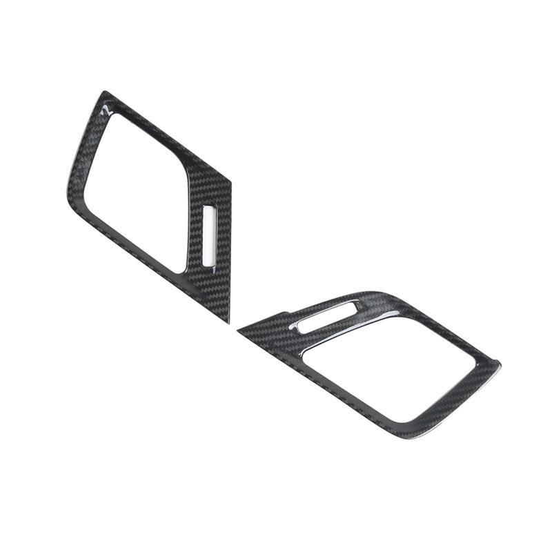 A03E-For Porsche 911     Real Carbon Fiber Car Dash Side Air Outlet Frame Cover Trim Accessories