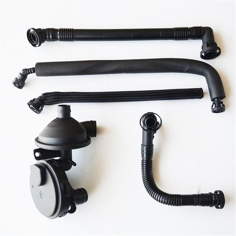 

For BMW E46 E39 M52 M54 KGE Crankcase Ventilation Hose Kit febi bilstein Repair Kit 11617504535 11617504536 11611432559