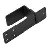 2pcs Door Barricade Brackets Home Security Heavy Duty Reinforcement Door Lock Metal Bar Bracket For Garages Warehouses Latches
