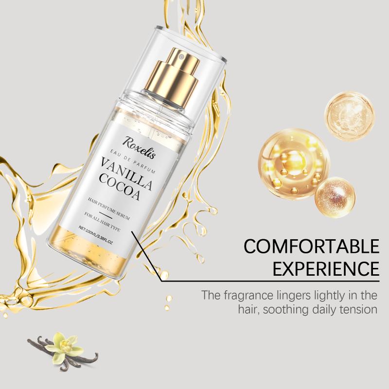 Hair Perfume Spray with Vanilla Cocoa Adds Shine and Pleasant Aroma Hydrates Freshens Hair and Body for Any Season