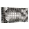 GLASS PROTECTIVE PLATE FOR STOVE 90x52 PATTERN