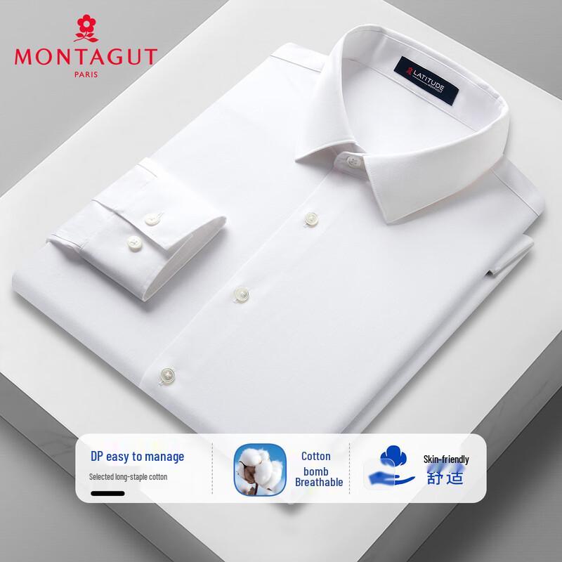 MONTAGUT Men s Easy-Care Long-Sleeve Business Shirt 39