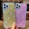 Silicone Phone Case for Apple 13Pro Max, 12, 11, 6S, X, 8 - Full Package Soft Shell with Glitter Detail and Anti-Fall Protection.