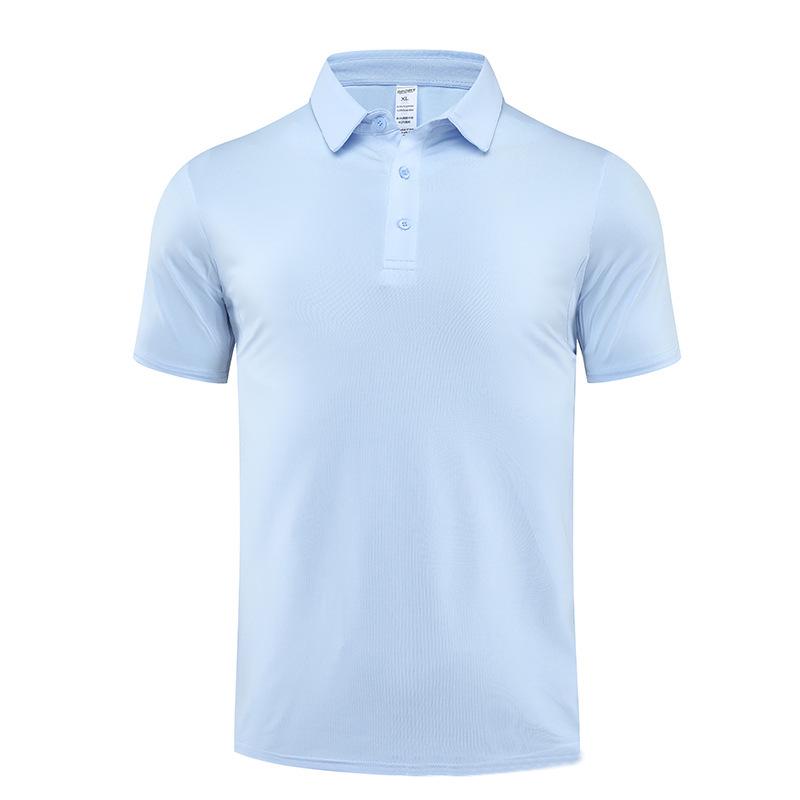 Quick-Drying Sports T-Shirt: Short Sleeve, Casual Polo, Custom Printed for Fitness and Corporate Culture.