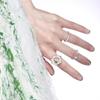 Highend 925 Silver Minimalist Ring With Unique Geometric Patterns For Modern Women
