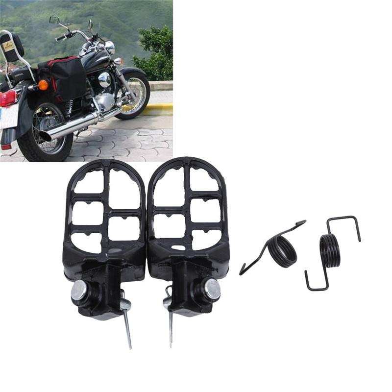 Buy Universal Motorcycle Aluminium Footrest Foot Pegs Rests Pedals Set ...