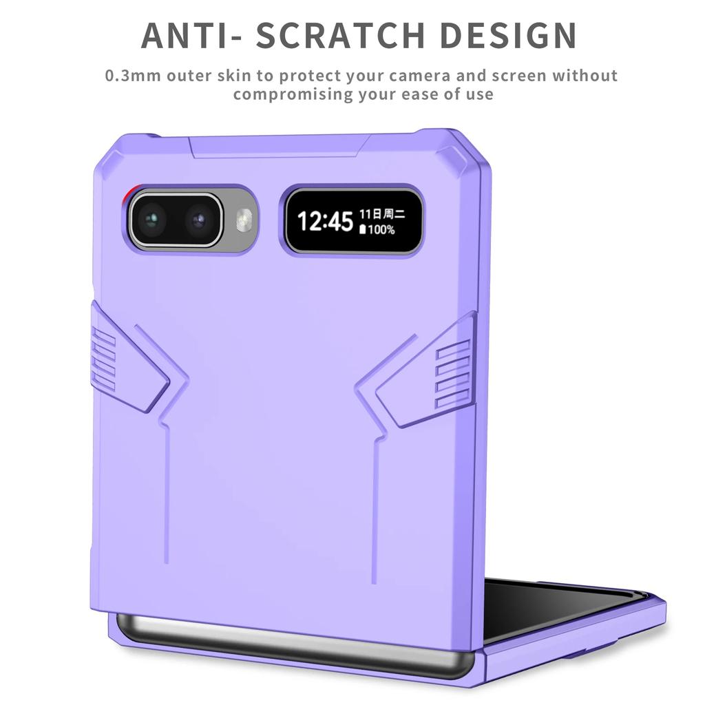 Anti-Drop Finger Ring Folding Coque Case for Samsung Galaxy Z Flip 3 5 2 Flip5 Flip2 Flip4 Flip 4 Flip3 5G Hard Cover Fundas