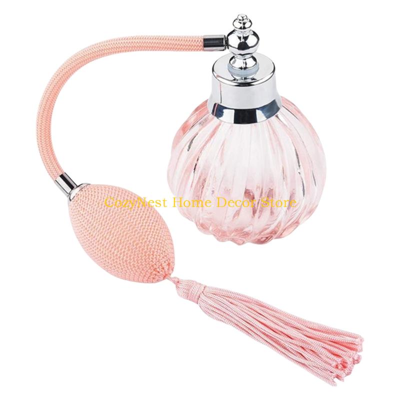 92MF Heatproof Glass Cocktail Atomizing Bottle Heat Resistant Mist Sprayer Tassels Atomizer Professional Bartending Equipment