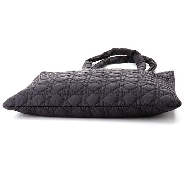 Labagagery Two-Tone Quilted Big Tote Bag B007601 Black (10)