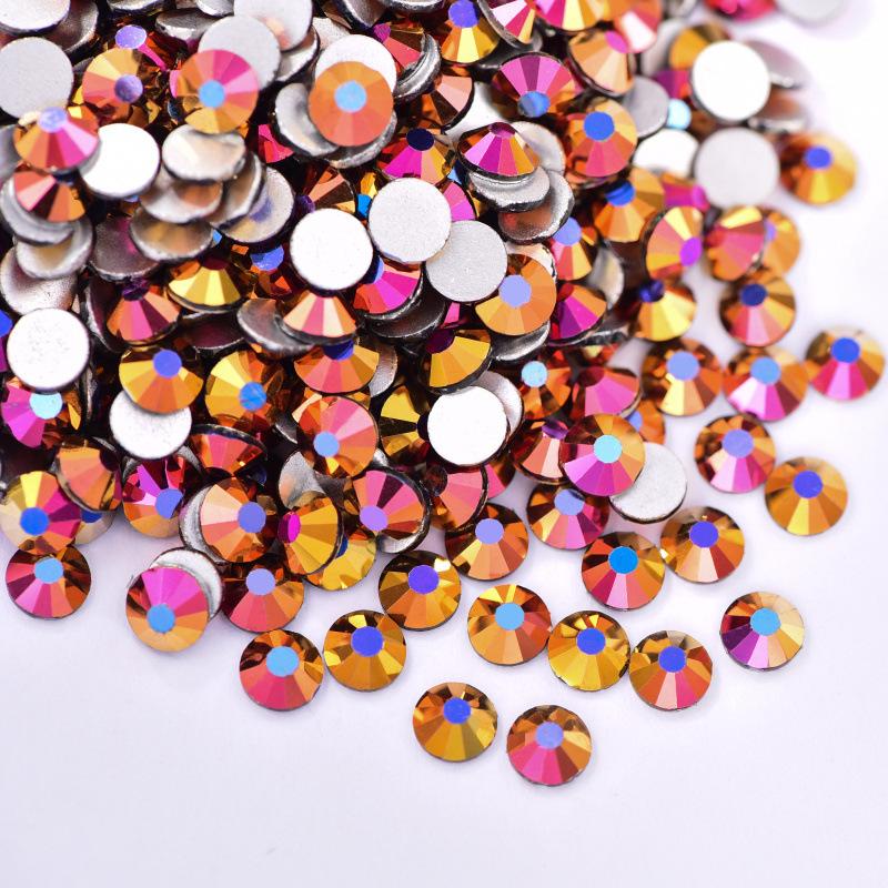 Kristallglas Nagelkunst Flacher Boden Diamant DIY Strass Handytasche Schönheit Guomao A Schmuckzubehör