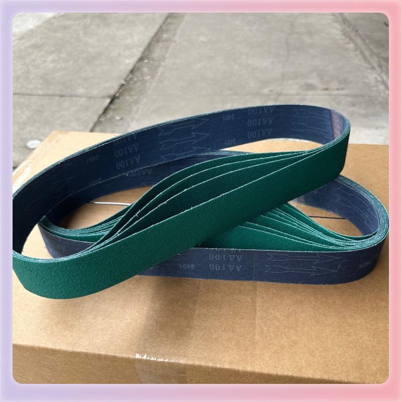 915/50 Ceramic Green Sand Soft Cloth Grinding Belt for Metal Polishing and Knife Sharpening