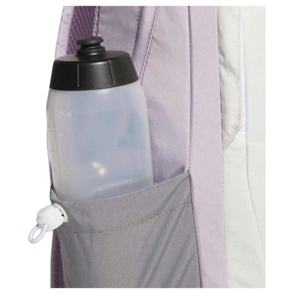 Adidas Practical Versatile Recycled Nylon Backpack Large Size Unisex Backpacks Light-Purple White Light-Gray 2025Q2-KKS85-JX5011