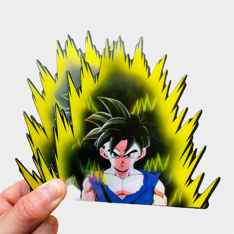 Dragon Ball Z Anime Figure Gohan Motion Stickers Car Sticker Notebook Waterproof Decal Toy Wall Sticker Kids Toys Gifts