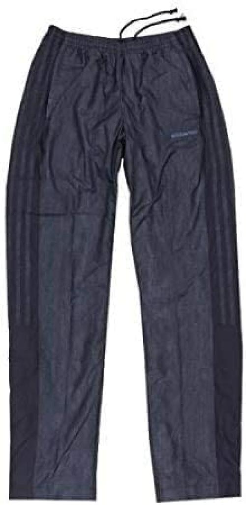 Adidas HM Denim Vindjakke Lange Bukser med Børstet Trikot Fôr Størrelse S Legend Ink, (Midje 71-77cm), DUP68,
