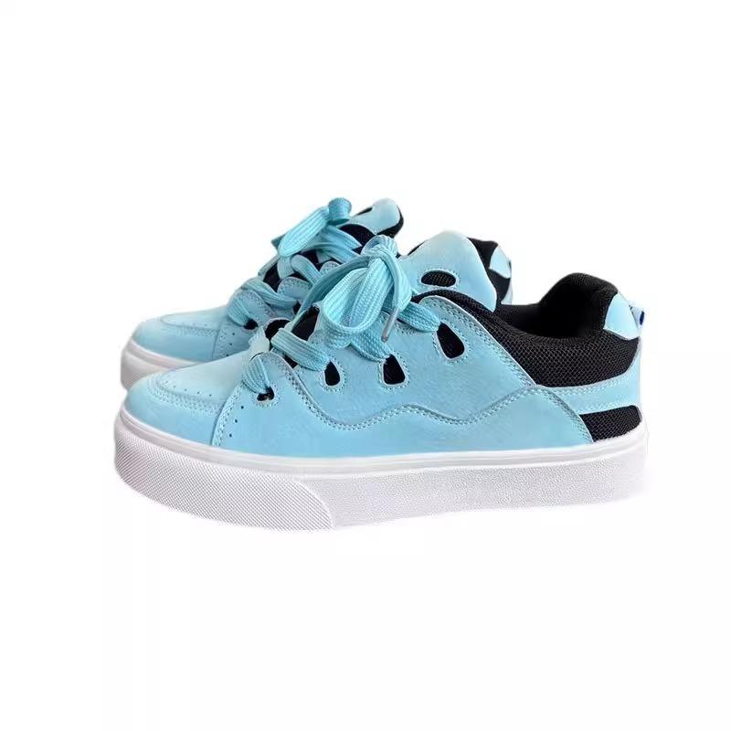Student platform niche retro board shoes women's tide summer new leisure sports versatile white shoes
