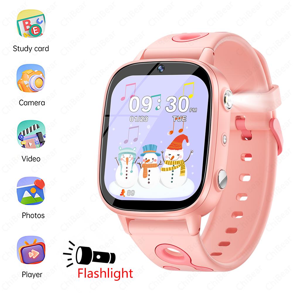 New Smart Watch For Children HD Touch Screen Camera 26 Games Learn vocabulary Alarm Clock Calculator Birthday Gift Boy Girl