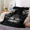 1pc Tiger Face Blanket, Lightweight Flannel Fleece with Digital Printing, Soft Warm for Sofa, Travel, Camping, Office, Couch, Chair, and Bed, All-Seas