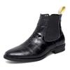 Genuine Leather Fall Chelsea Boots Designer Luxury Brand Dress Office Shoes for Men Platform Boots Retro Ankle Boots Footwear