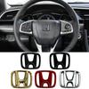 ABS Car Steering Wheel Logo Emblem Cover Sticker for Honda Accord Odyssey Jade CRV Fit CRZ City Civic HRV 8th Pilot Legend Pilot XL7
