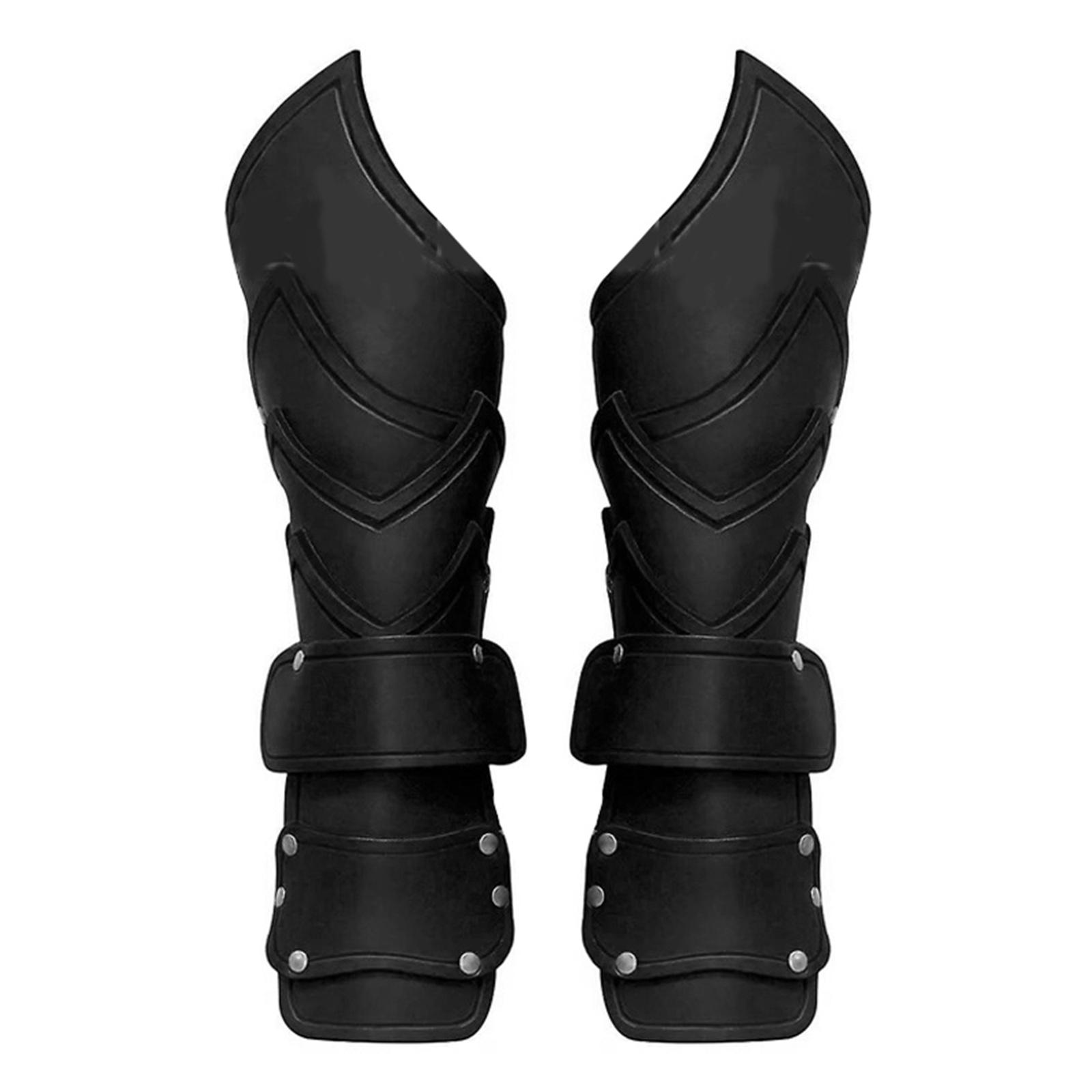 

Adults Faux Leathers Arm Guards Medieval Belt Leathers Lace Up Bracers One Size Leathers Armband чорний
