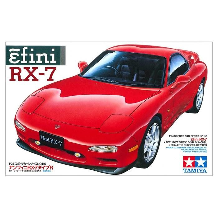 Tamiya 1/24 Sports Car Series No.110 Anfini RX-7 Type R Plastic Model 24110 Molded Color One Size