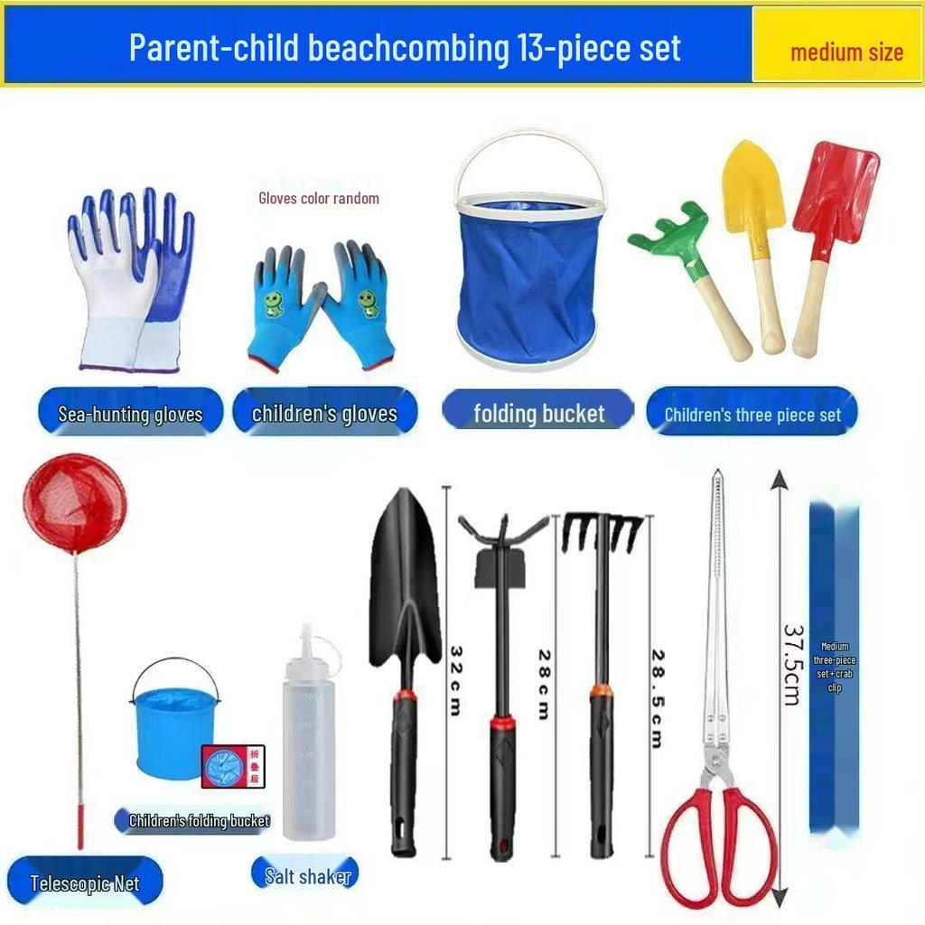 Seaside Clam and Crab Digging Tool Set for Kids