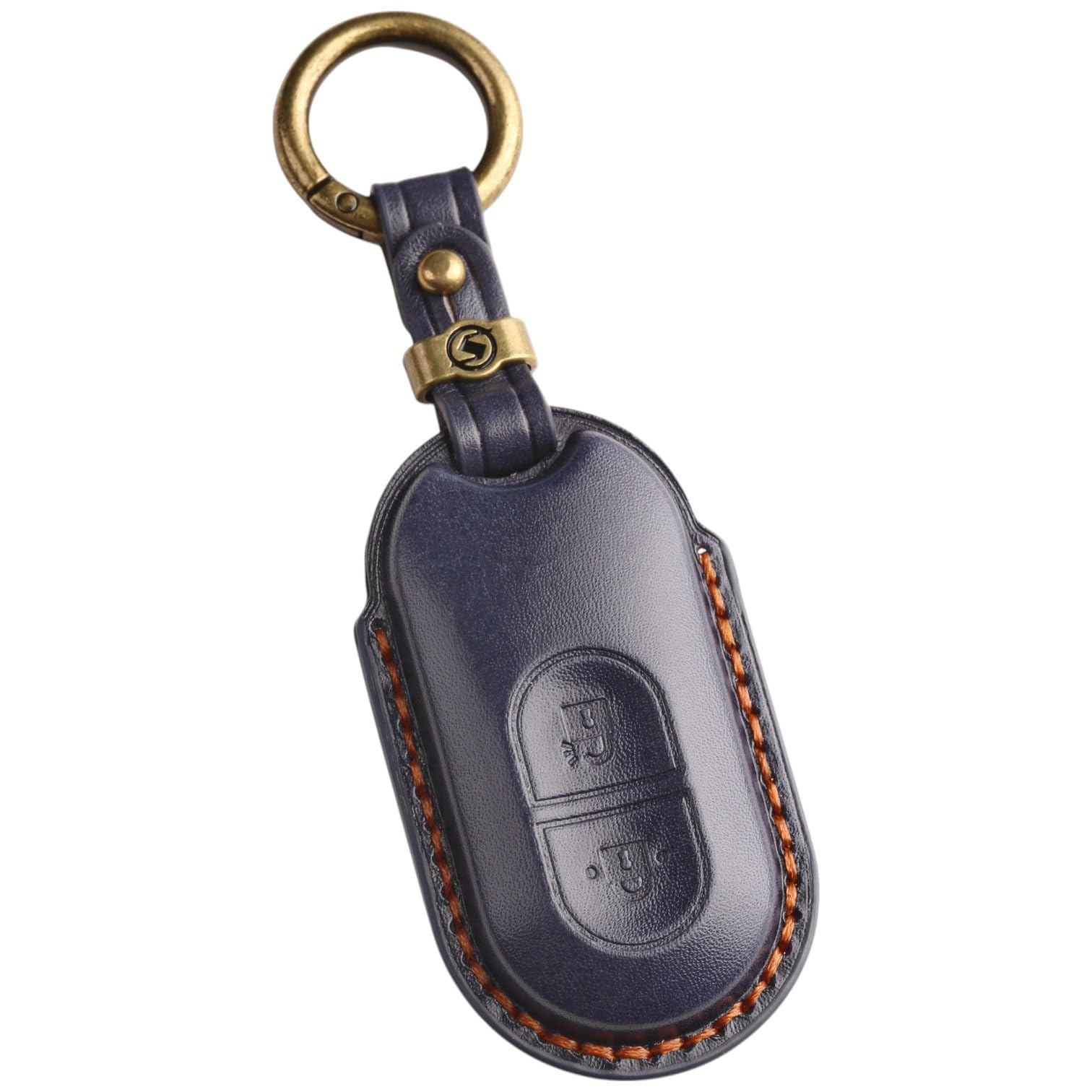 

[smasol] YKK New Remote Control Key Luxury Genuine Leather Key Case Pocket Key Cover High-class A тёмно-синий