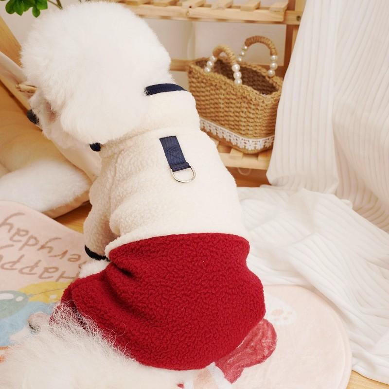 Dog Clothes Winter Pet Dog Coat Chihuahua French Bulldog Clothing Autumn Thin Jacket Dog Fleece Jumpsuit Pet Costume for Dog Cat
