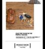 Men's Retro Genuine Leather Waist Key Holder: Large Capacity Cowhide Bucket Bag with Multifunctional Zipper Pouch.