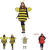 Bee And Ladybug Costume Set With Wings For Childrens Halloween Cosplay Party Fun