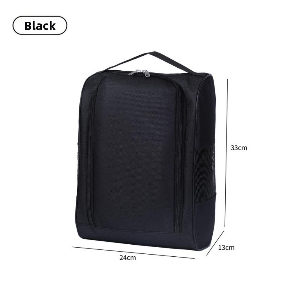 Breathable Material Shoe Storage Bag Black Color Travel Shoe Bag Portable Shoe Bag for Tennis Use чёрный