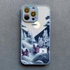 Christmas Winter Snow Scenery Phone Case For iPhone 16 15 14 13 12 11 Pro Max Mini X XS XR 7 8 Plus Shockproof Hard Cover Fundas