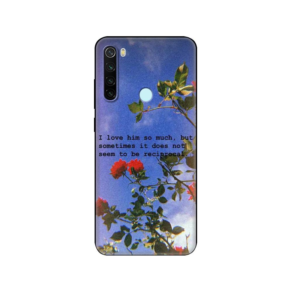 Für xiaomi Redmi Note 8T Hülle, Weiche Silikonhülle für xiaomi Redmi Note 8 Hülle T Fundas auf Redmi NOTE 8 PRO Coque schwarzes TPU-Case