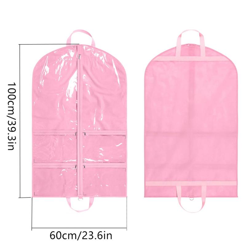 Clear Garment Bags For Dance Costumes 40 Inch Dance Garment Bags For Dancers Hanging Clothes For Closet Storage