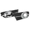 Pair of Fog Light Bezel Impact Resistant Strong Protection 25887505 for Verano Base Sport Touring