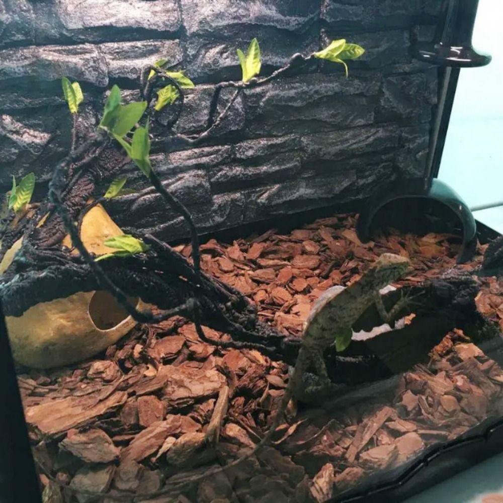 Flexible Plastic Jungle Vines Branches Simulation Jungle Climbing Branches  Bearded Dragon