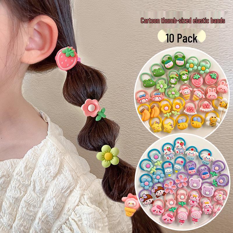 Baby & Toddler Elastic Hair Ties - No Damage Hair Accessories for Infants & Little Girls