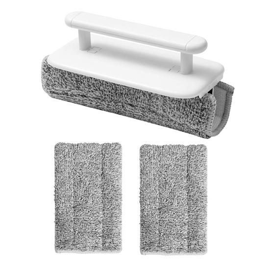 Yousheng Cleaning Brush Microfiber Wiping Cloth Soft Traceless PP Brush Body Detachable Washable Foldable Design Cleaning