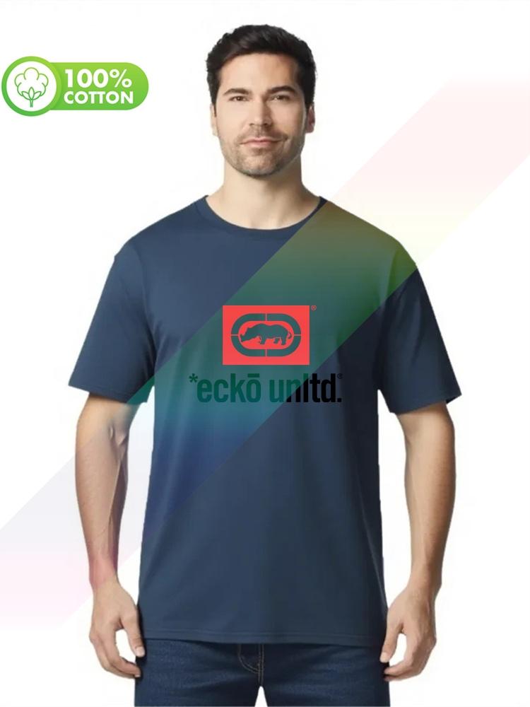 100 Cotton Round Neck Heavy Weight Unisexs Tshirt EckoUnltd Short Sleeve Tee Shirt Create Unisex Stunning Funny Cool S3XL