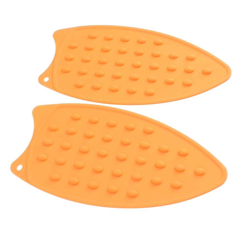 2Pcs Silicone Silicone Iron Mat Flexible Multi-purpose Iron Mat Ironing Board Mat Daily Use
