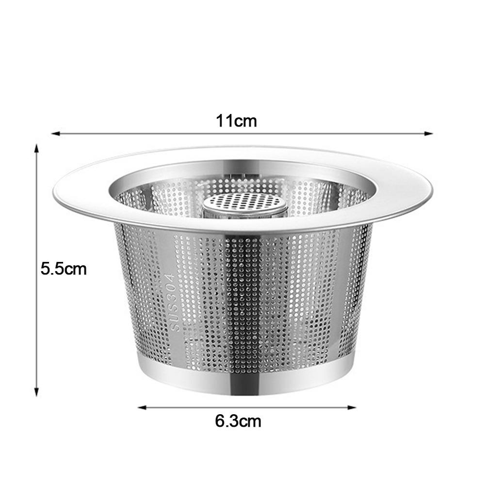 Stainless Steel Drain Stopper Mesh Round Shape Floor Waste Filter Net  Kitchen Bathroom Accessories