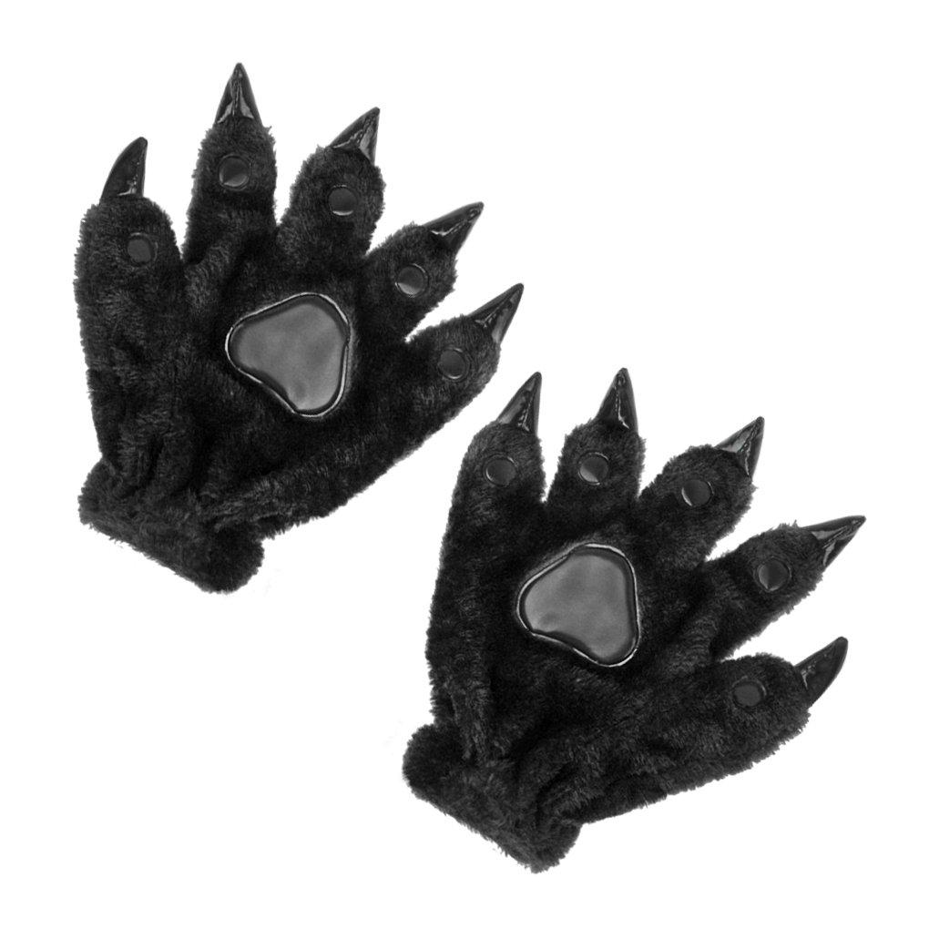 YNICESHOP Søte vinterhansker med dinosaurklo og potetrykk Varme og dyre- og monsterkostymer for Perfekt for og Perfekt for å forvandle seg til en