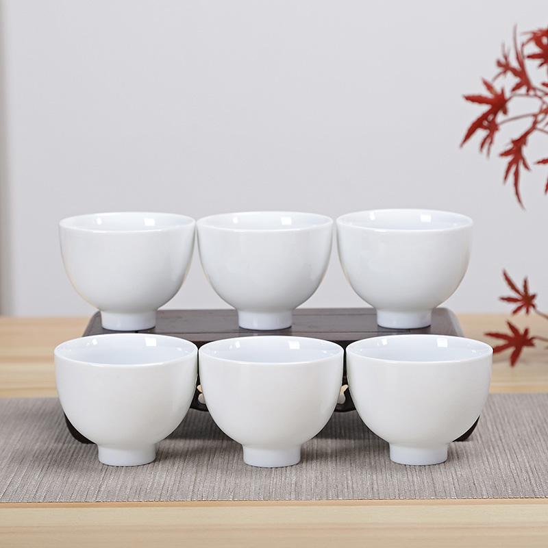 6ks čínský modrobílý porcelánový keramický čajový set Ručně malovaný šálek na čaj Šálky na kávu Šálky na víno Nádobí na pití