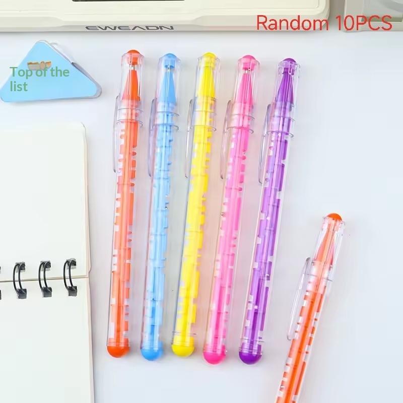 New New 5/10Pcs Creative Stationery Fun Puzzle Game Pen Maze Ballpoint Pens Stress Relief Writing Tool Unique Gift
