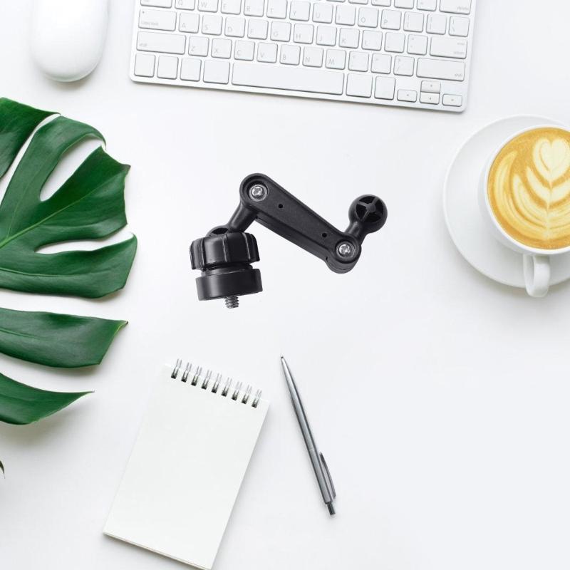 Portable Device Holder Adjustable 1/4 Inch Screw To 17mm Ball Head Mount Connector for Cameras and Live Streaming Stands