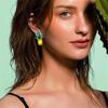 Fruit Pineapple-Shaped Drop Earrings for Women Personality Funny Earrings Colorful Cute Female Daily Jewelry Girls Gifts